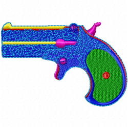 Guns Embroidery Design 6 Guns Embroidery Design 6